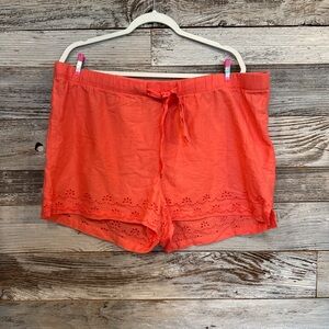 Old Navy Coral Shorts with Elastic Waist